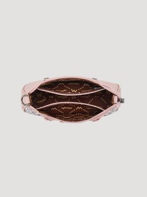 Bandana Print Shoulder Bag in Pink