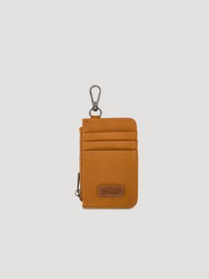 Denim and Canvas Keychain Wallet Set