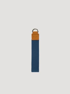 Denim and Canvas Keychain Wallet Set