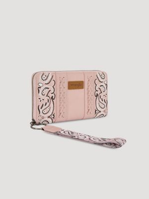 Bandana Print Wallet in Pink