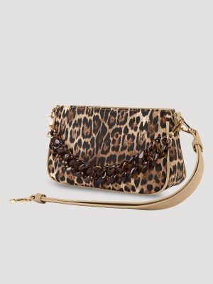 Leopard Print Shoulder Bag:Leopard:One Size: alternative view 2