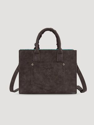 Bandana Embroidered Satchel Handbag
