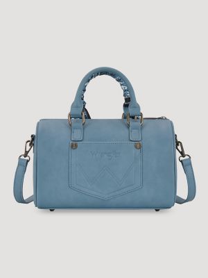 Bandana Print Barrel Bag:Blue:One Size: alternative view