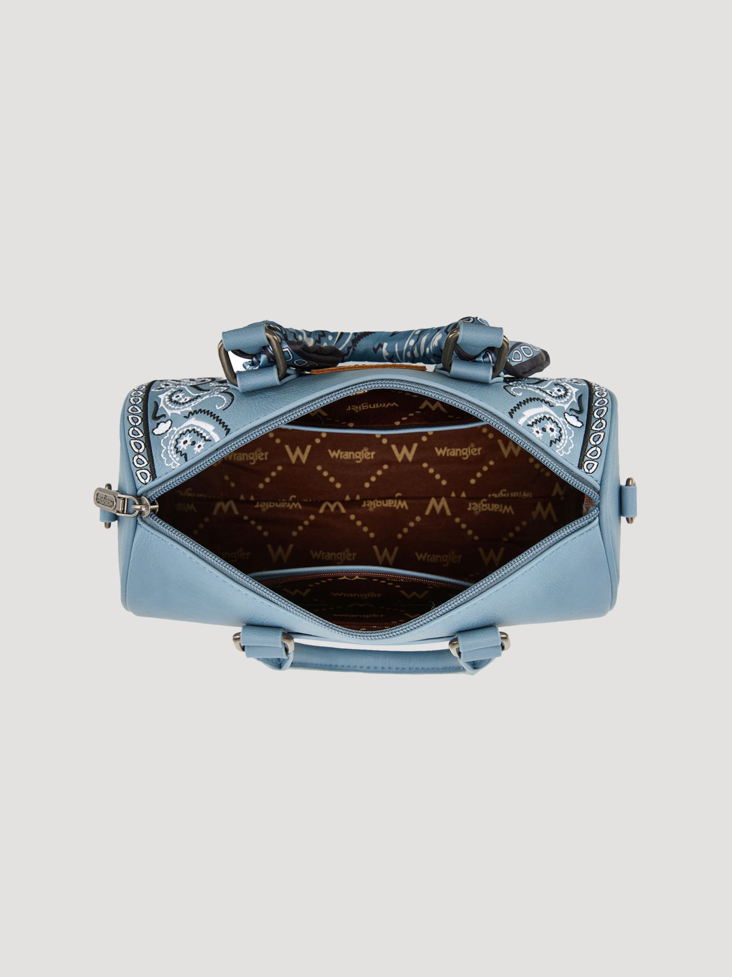Женская сумка Wrangler Bandana Print Barrel, цвет: Синий — фото 3