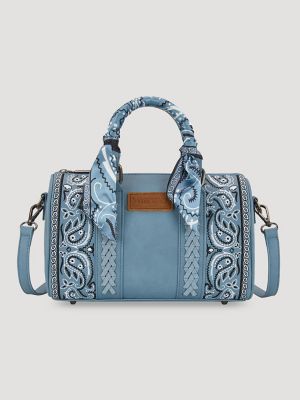 Bandana Print Barrel Bag from Wrangler - $69.99