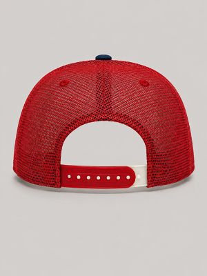 Americana Cherry Boots Mesh Trucker Hat