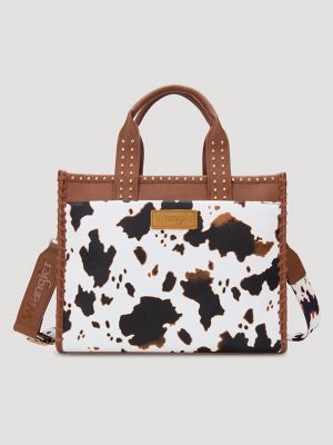 Studded Cowhide Mini Tote