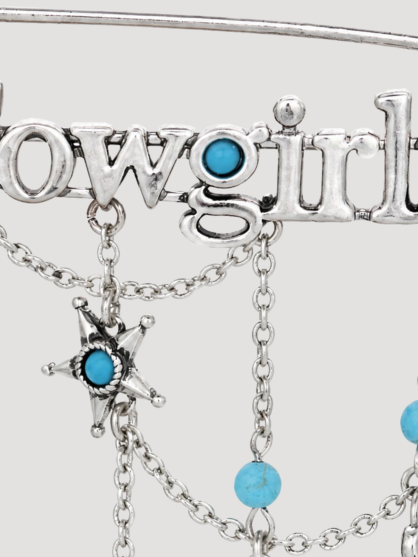 Значок-подвеска Wrangler Cowgirls Charm, цвет: Серебряный — фото 2