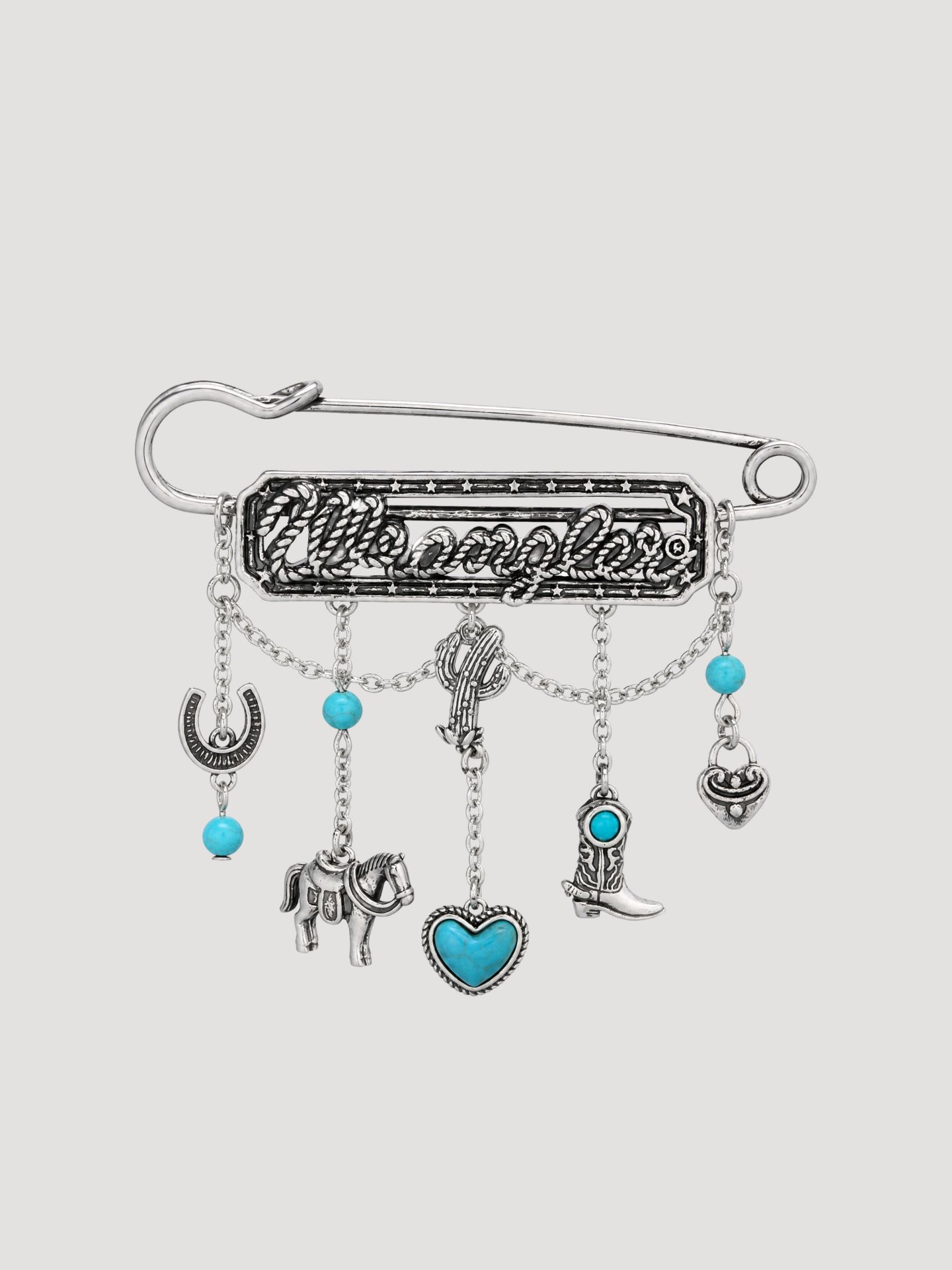 Значок-подвеска Wrangler Western Logo, цвет: Серебряный — фото 1