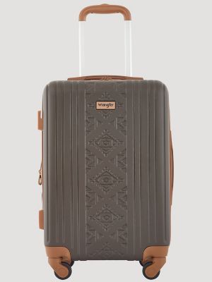 Expandable Hardside Spinner Luggage Set (2-Piece) in Chocolate Brown