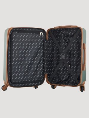 Expandable Hardside Spinner Luggage Set (2-Piece) in Satin Moss