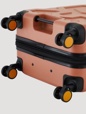 ATG 22" Expandable Hardside Carry-On Suitcase in Raw Sienna