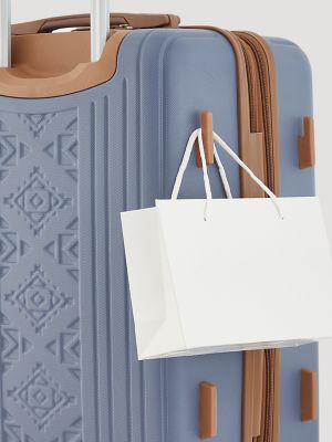 Expandable Hardside Spinner Luggage Set (2-Piece) in Vintage Indigo