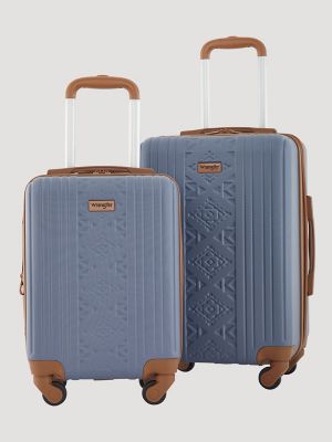 Expandable Hardside Spinner Luggage Set (2-Piece) in Vintage Indigo