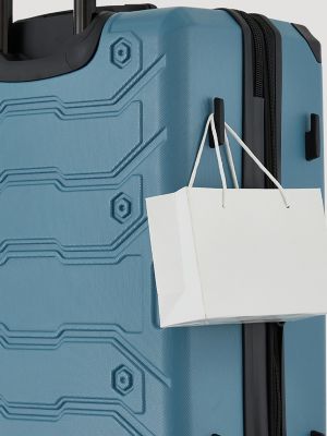ATG 22" Hardside Rolling Carry-On in Storm Blue/Black