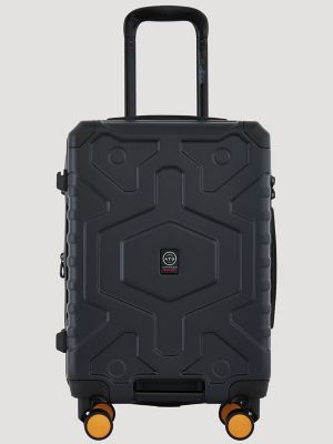 ATG Expandable Hardside Luggage Set (3-Piece) in Jet Black/Gold