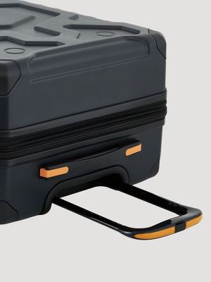 ATG Expandable Hardside Luggage Set (3-Piece) in Jet Black/Gold