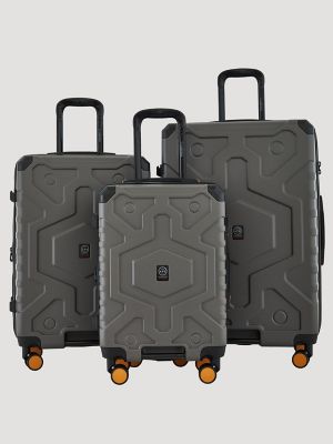ATG Expandable Hardside Luggage Set (3-Piece) in Dark Gull/Grey Green