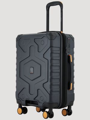 ATG 22" Expandable Hardside Carry-On Suitcase in Jet Black