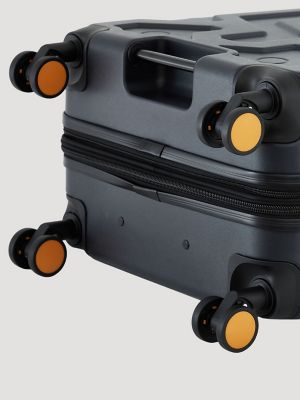 ATG 22" Expandable Hardside Carry-On Suitcase in Jet Black