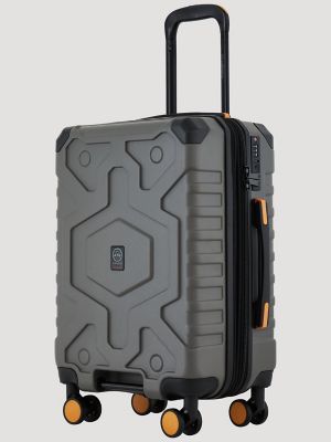 ATG 22" Expandable Hardside Carry-On Suitcase in Dark Gull Grey