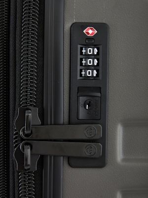 ATG 22" Expandable Hardside Carry-On Suitcase in Dark Gull Grey