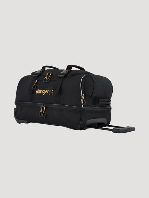 ATG 22" 2-Section Rolling Duffel Bag in Black