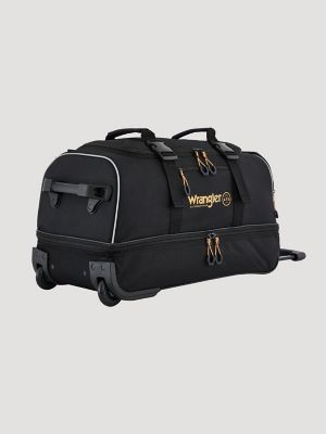 ATG 22" 2-Section Rolling Duffel Bag in Black
