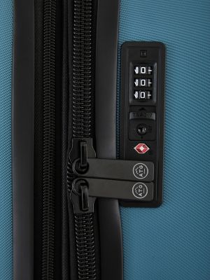 ATG Hardside Set with Packing Cubes (4-Piece) in Storm Blue/Black