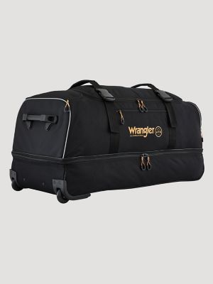 ATG 36" 2-Section Rolling Duffel Bag in Black