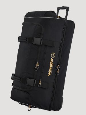 ATG 36" 2-Section Rolling Duffel Bag in Black