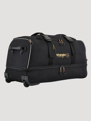 ATG 33" 2-Section Rolling Duffel Bag in Black