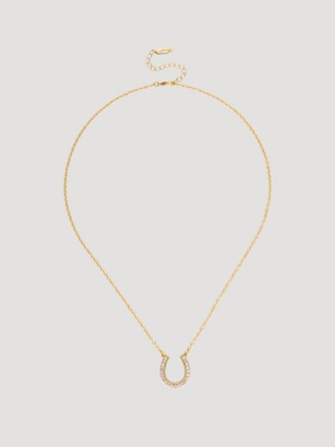Женское колье Wrangler Cowgirl Lucky Horseshoe, цвет: Золотой