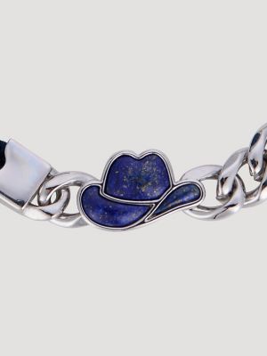 Cowgirl Hat Braided Chain Bracelet