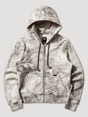 Wrangler x ROA Washed Hoodie in Light Owl Camo