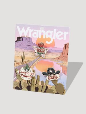 Desert Wrangler Enamel Pin Set (3-Pack)