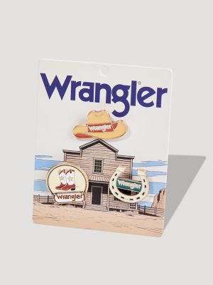 Western Wrangler Enamel Pin Set (3-Pack)