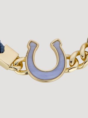 Lucky Horseshoe Braided Chain Bracelet
