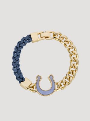 Lucky Horseshoe Braided Chain Bracelet