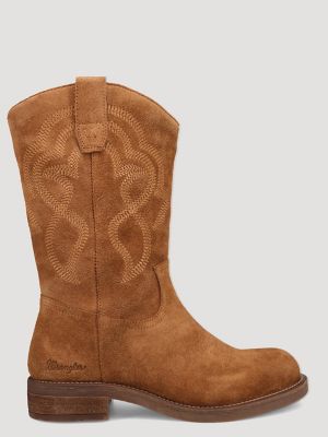 Women's Della Suede Round-Toe Casual Boot