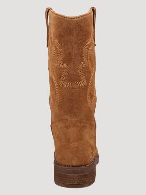 Women's Della Suede Round-Toe Casual Boot