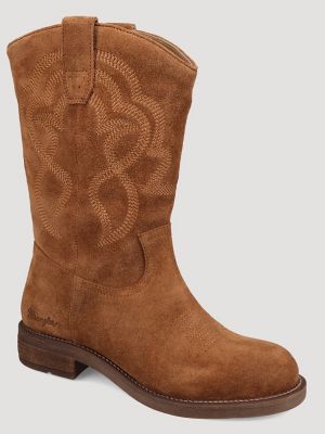 Women's Della Suede Round-Toe Casual Boot