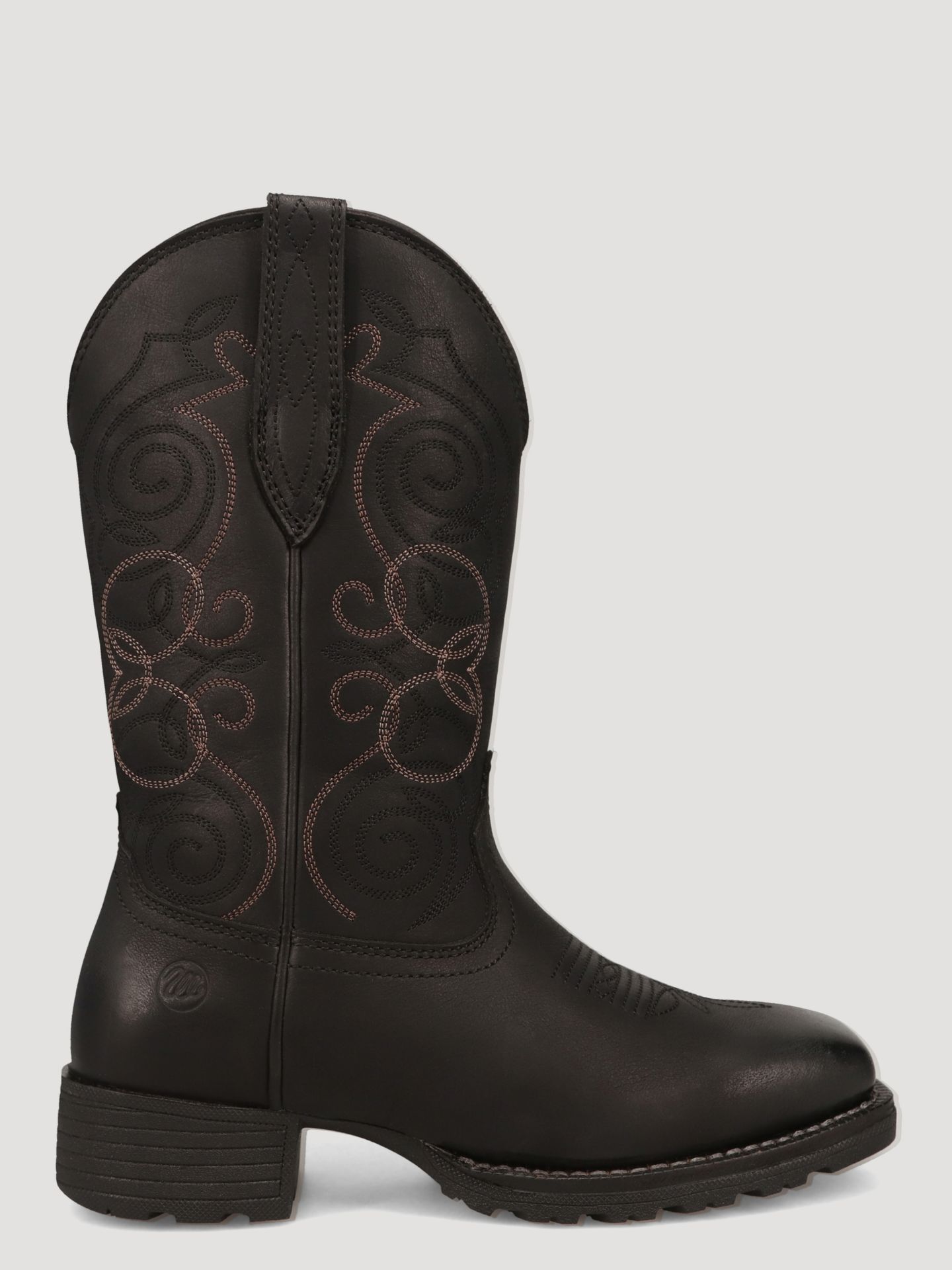 Женские ботинки Wrangler Sutton Square-Toe Western Boot, цвет: Чёрный — фото 2