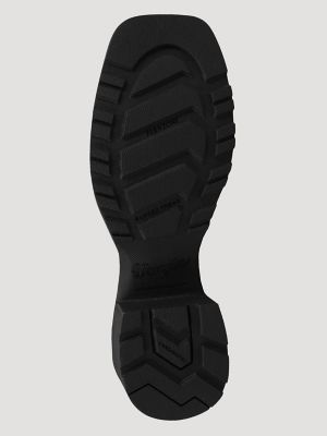Women's Sutton Square-Toe Western Boot in Black