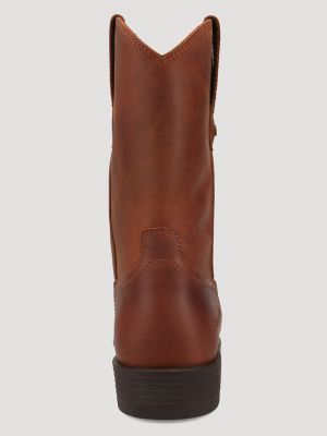 Men's Flint Roper Western Boot in Bridle Brown