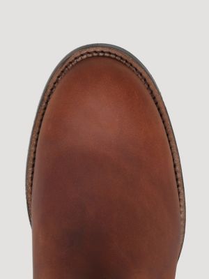 Men's Flint Roper Western Boot in Bridle Brown