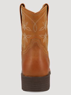 Women's Sallie Square-Toe Western Boot in Tan