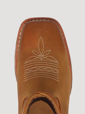 Women's Sallie Square-Toe Western Boot in Tan