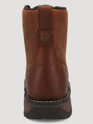 Women's Saylor Steel-Toe Lace-Up Work Boot in Brown
