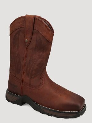 Women's Sable Steel-Toe Work Boot in Brown
